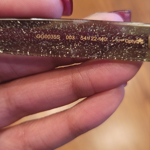 NWOT Gucci Brown Green Red Web Gold Medium Large Frame Sunglasses Glasses - Picture 6 of 10